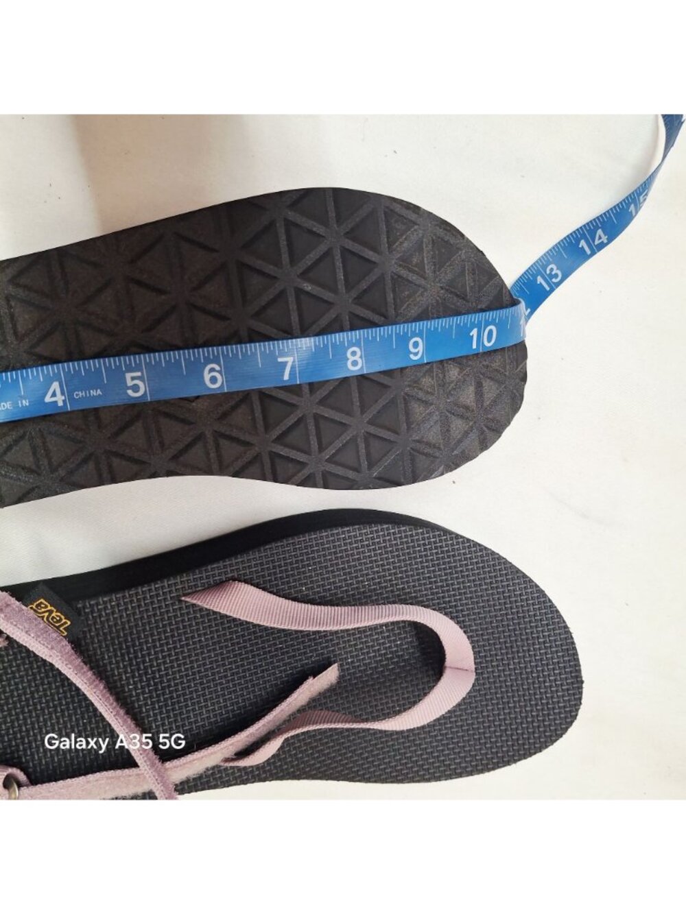 Teva Womens Black & Pink Platform Sandals Size 10 Adjustable Straps Recycled Mat - Picture 5 of 6